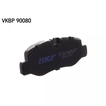 Jeu de 4 plaquettes de frein avant SKF VKBP 90080 pour MERCEDES-BENZ VITO Electric - 116cv