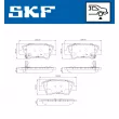 SKF VKBP 90100 A - Jeu de 4 plaquettes de frein avant