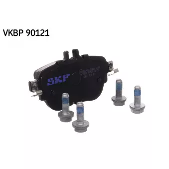 Jeu de 4 plaquettes de frein avant SKF VKBP 90121 pour MERCEDES-BENZ CLASSE E E 200 d - 160cv
