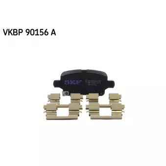 Jeu de 4 plaquettes de frein avant SKF VKBP 90156 A pour OPEL ASTRA 1.0 - 105cv