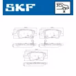 SKF VKBP 90174 A - Jeu de 4 plaquettes de frein avant