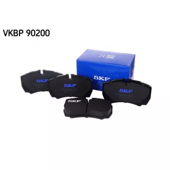 SKF VKBP 90200 - Jeu de 4 plaquettes de frein avant