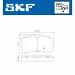 SKF VKBP 90200 - Jeu de 4 plaquettes de frein avant