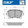 SKF VKBP 90221 - Jeu de 4 plaquettes de frein avant