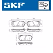 SKF VKBP 90265 A - Jeu de 4 plaquettes de frein arrière