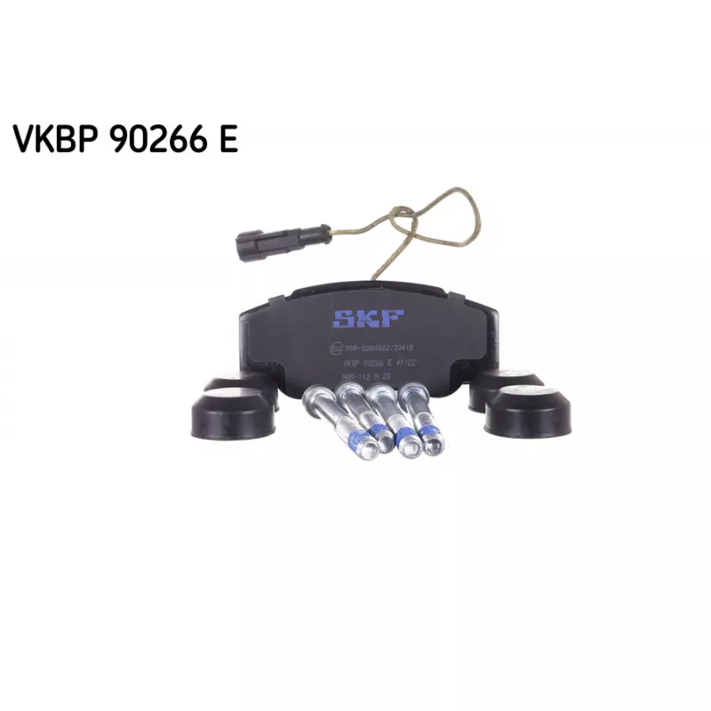 Jeu de 4 plaquettes de frein arrière SKF VKBP 90266 E - Visuel 1