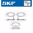 SKF VKBP 90303 A - Jeu de 4 plaquettes de frein avant