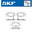 SKF VKBP 90303 A - Jeu de 4 plaquettes de frein arrière