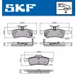 SKF VKBP 90401 A - Jeu de 4 plaquettes de frein avant