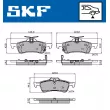 SKF VKBP 90401 A - Jeu de 4 plaquettes de frein arrière