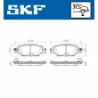 SKF VKBP 90415 A - Jeu de 4 plaquettes de frein avant