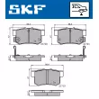 SKF VKBP 90505 A - Jeu de 4 plaquettes de frein avant