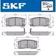 SKF VKBP 90556 A - Jeu de 4 plaquettes de frein avant