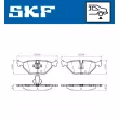 SKF VKBP 90561 - Jeu de 4 plaquettes de frein avant