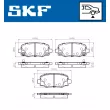 SKF VKBP 90569 A - Jeu de 4 plaquettes de frein avant