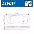 SKF VKBP 90588 - Jeu de 4 plaquettes de frein avant