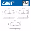 SKF VKBP 90873 A - Jeu de 4 plaquettes de frein avant