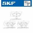 SKF VKBP 90945 - Jeu de 4 plaquettes de frein avant