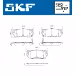 SKF VKBP 91137 A - Jeu de 4 plaquettes de frein avant