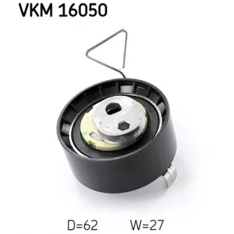 SKF VKM 16050 - Poulie-tendeur, courroie de distribution