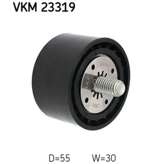SKF VKM 23319 - Poulie renvoi/transmission, courroie de distribution