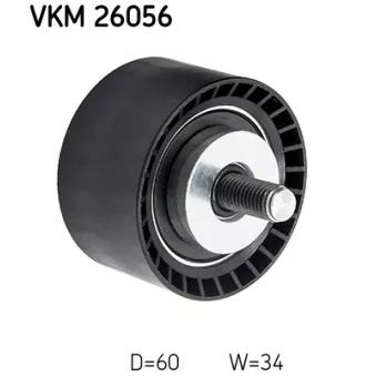 SKF VKM 26056 - Poulie renvoi/transmission, courroie de distribution