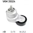 SKF VKM 35024 - Poulie-tendeur, courroie trapézoïdale à nervures