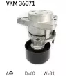SKF VKM 36071 - Poulie-tendeur, courroie trapézoïdale à nervures