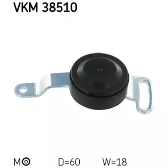 SKF VKM 38510 - Poulie-tendeur, courroie trapézoïdale à nervures