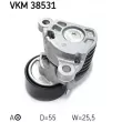 SKF VKM 38531 - Poulie-tendeur, courroie trapézoïdale à nervures
