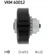 SKF VKM 60012 - Poulie-tendeur, courroie trapézoïdale à nervures