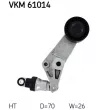 SKF VKM 61014 - Poulie-tendeur, courroie trapézoïdale à nervures