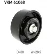 SKF VKM 61068 - Poulie renvoi/transmission, courroie trapézoïdale à nervures