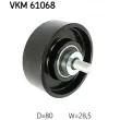 SKF VKM 61068 - Poulie renvoi/transmission, courroie trapézoïdale à nervures