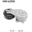 SKF VKM 62058 - Poulie-tendeur, courroie trapézoïdale à nervures