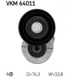 SKF VKM 64011 - Poulie-tendeur, courroie trapézoïdale à nervures