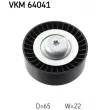 SKF VKM 64041 - Poulie renvoi/transmission, courroie trapézoïdale à nervures