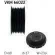 SKF VKM 66022 - Poulie renvoi/transmission, courroie trapézoïdale à nervures