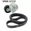 SKF VKMA 32110 - Jeu de courroies trapézoïdales à nervures
