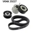 SKF VKMA 35037 - Jeu de courroies trapézoïdales à nervures