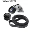 SKF VKMA 36172 - Jeu de courroies trapézoïdales à nervures