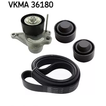 Jeu de courroies trapézoïdales à nervures SKF OEM 7701477213