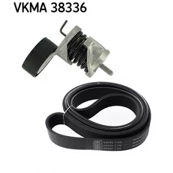 SKF VKMA 38336 - Jeu de courroies trapézoïdales à nervures
