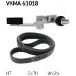 SKF VKMA 61018 - Jeu de courroies trapézoïdales à nervures