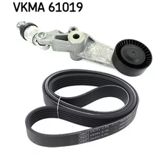 SKF VKMA 61019 - Jeu de courroies trapézoïdales à nervures