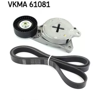 SKF VKMA 61081 - Jeu de courroies trapézoïdales à nervures