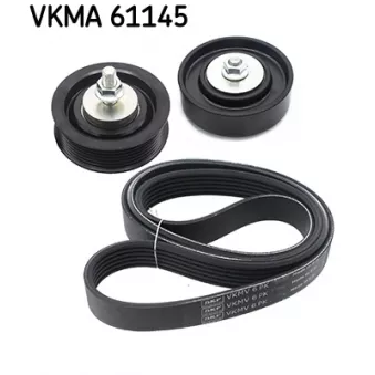 Jeu de courroies trapézoïdales à nervures SKF OEM 0119973692