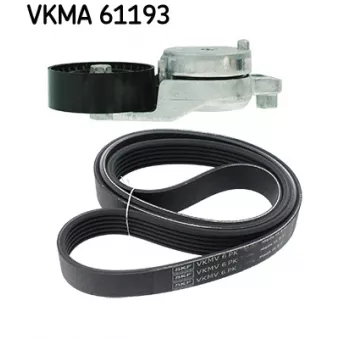 SKF VKMA 61193 - Jeu de courroies trapézoïdales à nervures