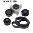 SKF VKMA 61210 - Jeu de courroies trapézoïdales à nervures