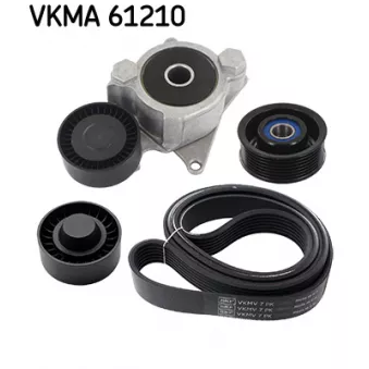 Jeu de courroies trapézoïdales à nervures SKF OEM 9091602720